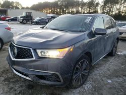 Salvage cars for sale at Seaford, DE auction: 2019 Acura MDX Technology