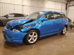 Salvage cars for sale at Franklin, WI auction: 2007 Toyota Corolla Matrix XR