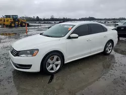 Salvage cars for sale at Lumberton, NC auction: 2012 Volkswagen Passat SE