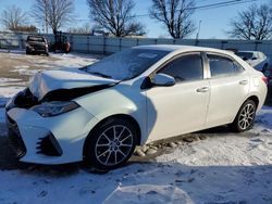 Toyota Corolla l salvage cars for sale: 2017 Toyota Corolla L