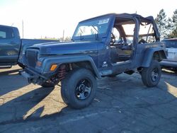 Salvage cars for sale at Denver, CO auction: 2006 Jeep Wrangler / TJ Unlimited