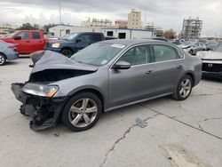 Salvage cars for sale at New Orleans, LA auction: 2012 Volkswagen Passat SE