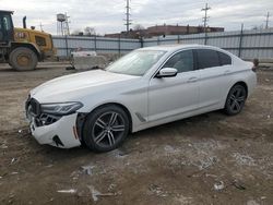 Salvage cars for sale at Chicago Heights, IL auction: 2021 BMW 530 XI