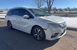 Salvage cars for sale at Oklahoma City, OK auction: 2019 Honda Odyssey Elite