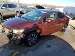 Salvage cars for sale at Louisville, KY auction: 2013 Honda Civic EX