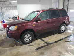 Salvage cars for sale at York Haven, PA auction: 2008 Honda Pilot VP