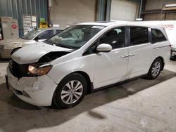 Salvage cars for sale at Eldridge, IA auction: 2017 Honda Odyssey EXL