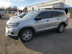 Salvage cars for sale at New Britain, CT auction: 2016 Honda Pilot LX