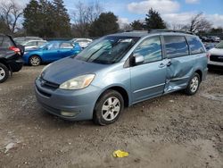 Salvage cars for sale from Copart Madisonville, TN: 2004 Toyota Sienna XLE