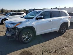 Toyota salvage cars for sale: 2016 Toyota Highlander XLE