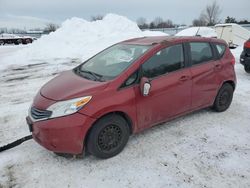 Salvage cars for sale at London, ON auction: 2015 Nissan Versa Note S