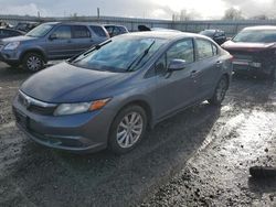 Honda salvage cars for sale: 2012 Honda Civic EX