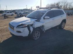 Salvage cars for sale from Copart Oklahoma City, OK: 2017 Jeep Cherokee Latitude