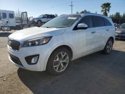 Salvage cars for sale at San Martin, CA auction: 2016 KIA Sorento SX