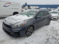 Salvage cars for sale at Woodhaven, MI auction: 2021 KIA Forte FE