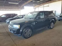 Salvage cars for sale at American Canyon, CA auction: 2011 Land Rover Range Rover Sport LUX