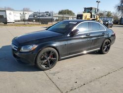 Salvage cars for sale at Sacramento, CA auction: 2016 Mercedes-Benz C300