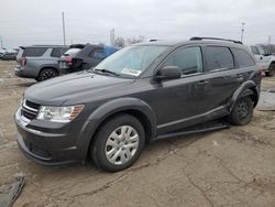 Salvage cars for sale at Woodhaven, MI auction: 2017 Dodge Journey SE