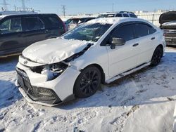 Salvage cars for sale at Elgin, IL auction: 2021 Toyota Corolla SE