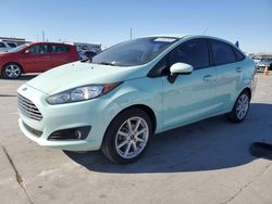 Ford Fiesta salvage cars for sale: 2017 Ford Fiesta SE