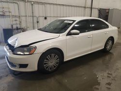 Salvage cars for sale from Copart Avon, MN: 2014 Volkswagen Passat S