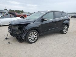 Salvage cars for sale at Harleyville, SC auction: 2017 Ford Escape Titanium