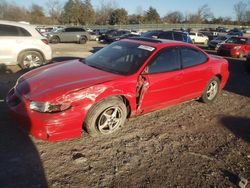 Pontiac salvage cars for sale: 2001 Pontiac Grand Prix GT