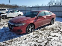 Honda salvage cars for sale: 2021 Honda Accord Touring Hybrid