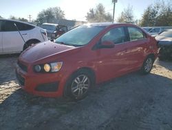 Chevrolet salvage cars for sale: 2012 Chevrolet Sonic LT