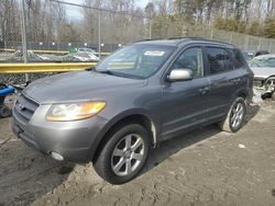 Salvage cars for sale from Copart Waldorf, MD: 2009 Hyundai Santa FE SE