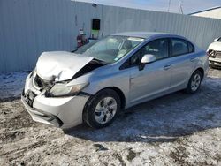 Honda Civic lx Vehiculos salvage en venta: 2013 Honda Civic LX