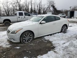 Vehiculos salvage en venta de Copart Baltimore, MD: 2012 Infiniti G37