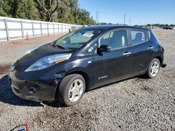 Salvage cars for sale at Riverview, FL auction: 2011 Nissan Leaf SV