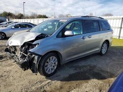 Toyota Sienna xle salvage cars for sale: 2015 Toyota Sienna XLE