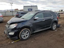 Chevrolet Equinox lt salvage cars for sale: 2016 Chevrolet Equinox LT