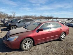 Salvage cars for sale at Des Moines, IA auction: 2005 Honda Accord EX