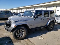 Jeep Wrangler salvage cars for sale: 2015 Jeep Wrangler Unlimited Rubicon