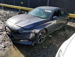 Salvage cars for sale at Waldorf, MD auction: 2019 Honda Accord Sport