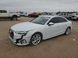 Salvage cars for sale at Houston, TX auction: 2023 Audi A4 Premium 45