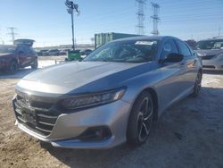 Salvage cars for sale at Elgin, IL auction: 2022 Honda Accord Hybrid Sport