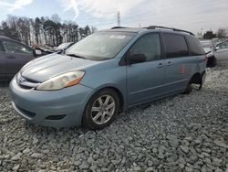 Salvage cars for sale at Mebane, NC auction: 2008 Toyota Sienna CE