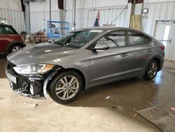 Salvage cars for sale at Franklin, WI auction: 2018 Hyundai Elantra SEL