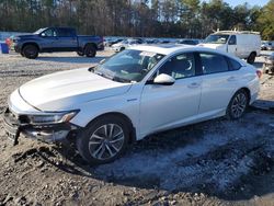 Salvage cars for sale at Ellenwood, GA auction: 2022 Honda Accord Hybrid EXL