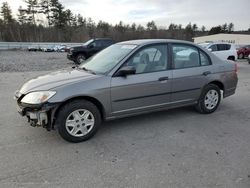 Honda salvage cars for sale: 2005 Honda Civic DX VP