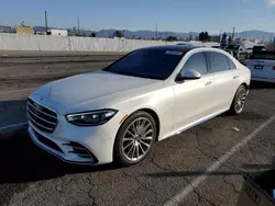 Salvage cars for sale at Van Nuys, CA auction: 2023 Mercedes-Benz S 500 4matic