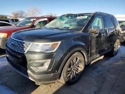 Ford Explorer salvage cars for sale: 2016 Ford Explorer Platinum