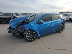 Salvage cars for sale at Wilmer, TX auction: 2017 Toyota Corolla IM