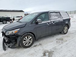 KIA Vehiculos salvage en venta: 2017 KIA Sedona LX