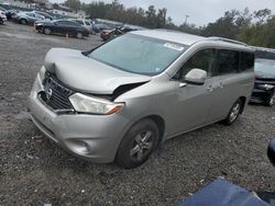 Salvage cars for sale at Riverview, FL auction: 2013 Nissan Quest S