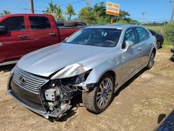 Salvage cars for sale at Kapolei, HI auction: 2015 Lexus LS 460L